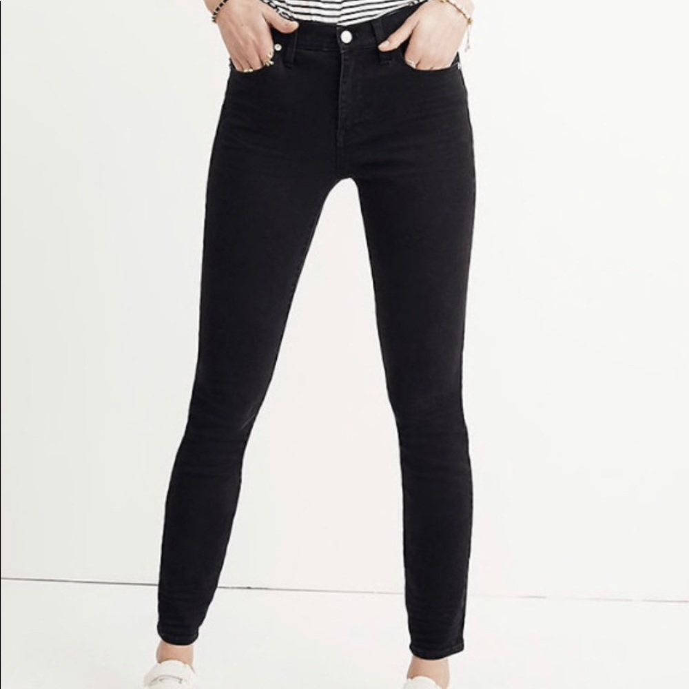 Madewell 9” High-Riser Skinny Skinny Black Jean
